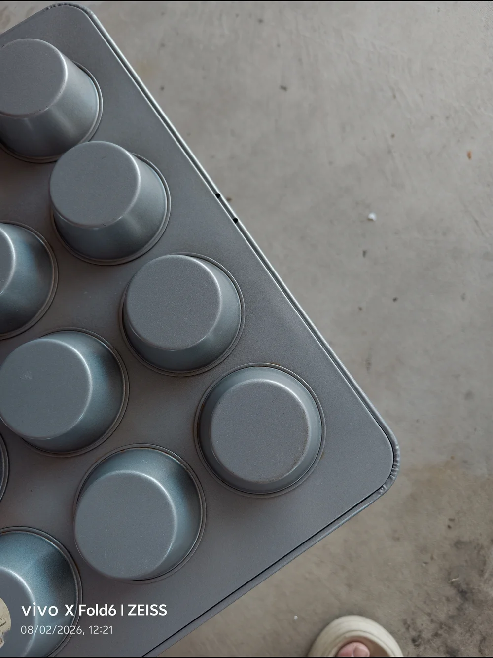 Nonstick 24-Cup Mini Muffin Pan in Light Blue